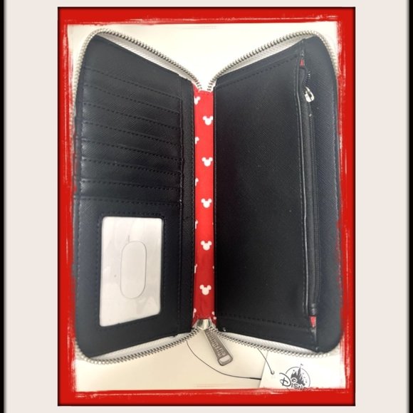 NWT Loungefly x Disney Iconic Mickey Mouse Wallet - Picture 2 of 5